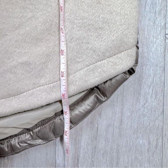 Calvin Klein Women's Petite Quilted Hooded Zip Up Long Coat XS - Picture 8 of 9